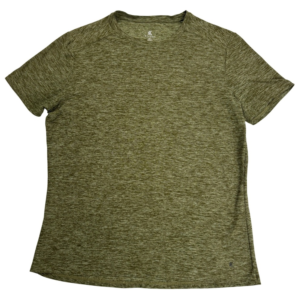 Kyodan Men's Medium Performance T-Shirt Green Heather‎ Athletic Activewear Tee